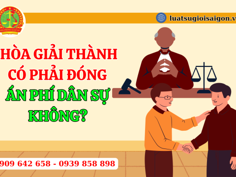 Hòa giải thành có phải đóng án phí dân sự không?