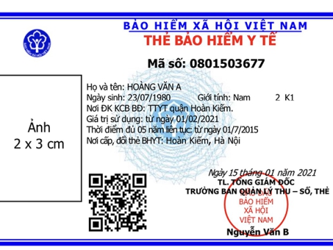 Áp dụng thẻ bảo hiểm theo mẫu mới khi nào?
