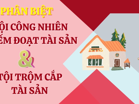 Phân biệt Tội công nhiên chiếm đoạt tài sản và Tội trộm cắp tài sản 