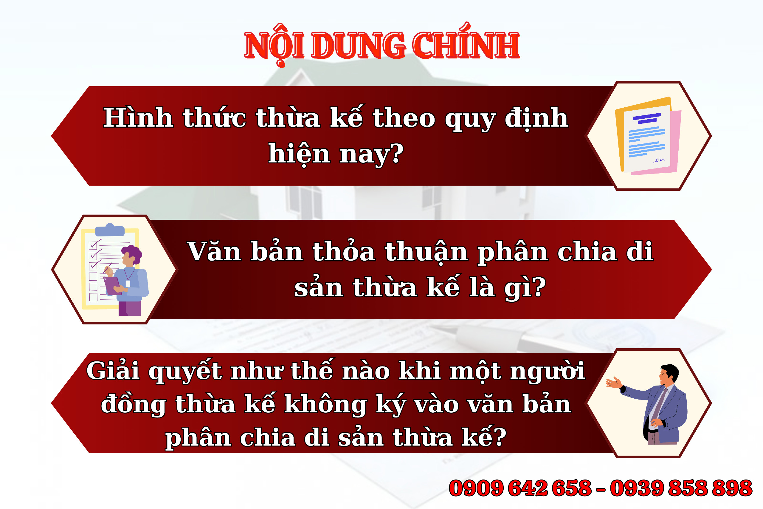 Luật sư tư vấn thừa kế khi có một người không đồng ý ký văn bản thỏa thuận phân chia di sản