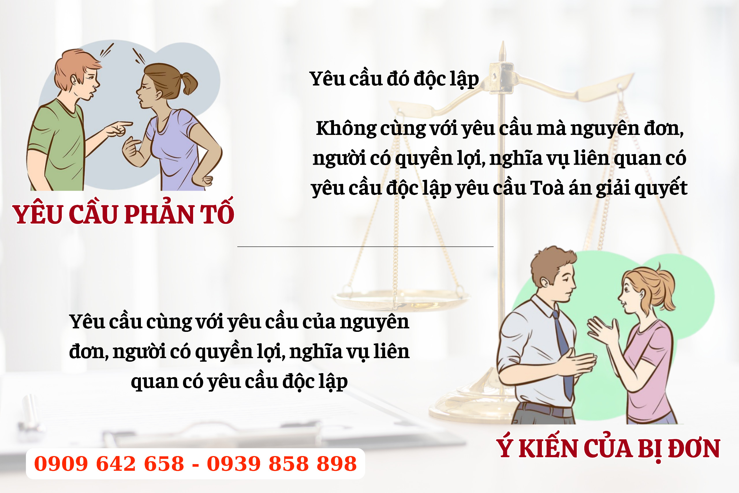 Luật sư giỏi tư vấn yêu cầu phản tố